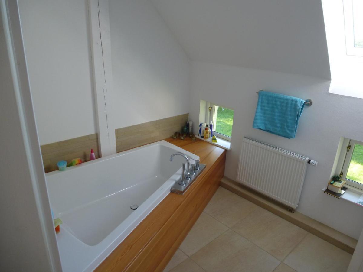Traumhaftes Luxus-Ferienhaus Warnkenhagen  Buitenkant foto