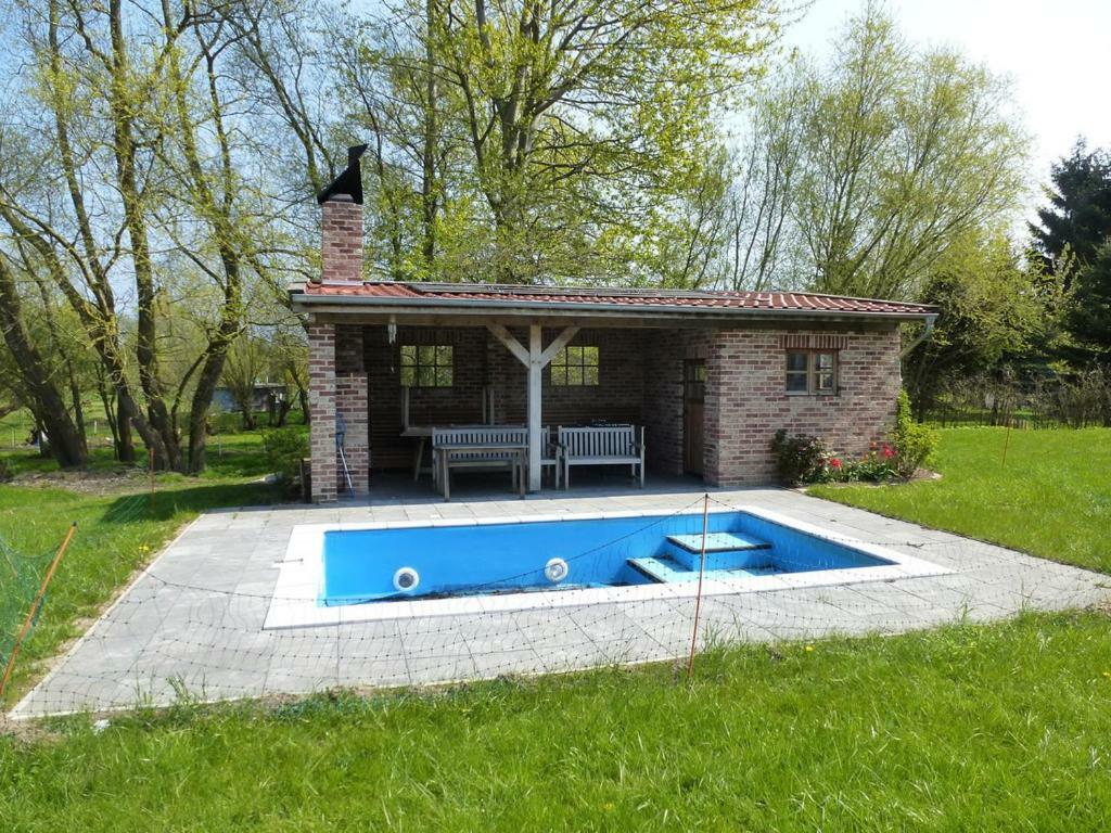 Traumhaftes Luxus-Ferienhaus Warnkenhagen  Buitenkant foto